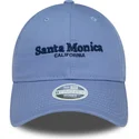 niebieska-zakrzywiona-czapka-damska-z-regulacja-9twenty-wordmark-santa-monica-california-od-new-era