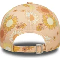 czapki-curva-pomaranczowy-tasma-regulowana-9forty-floral-all-over-print-new-york-yankees-mlb-new-era