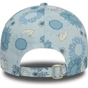 czapki-curva-niebieski-tasma-regulowana-9forty-floral-all-over-print-new-york-yankees-mlb-new-era