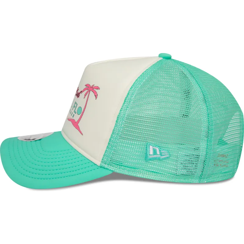 czapki-curva-zielony-snapback-a-frame-foam-front-miami-surf-club-florida-new-era
