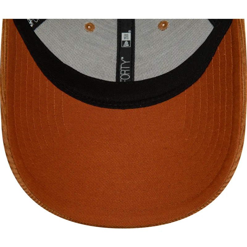 czapki-curva-brazowy-tasma-regulowana-9forty-cord-new-york-yankees-mlb-new-era