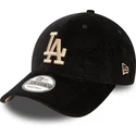 czarna-zakrzywiona-regulowana-czapka-9forty-cord-los-angeles-dodgers-mlb-od-new-era