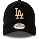 czarna-zakrzywiona-regulowana-czapka-9forty-cord-los-angeles-dodgers-mlb-od-new-era