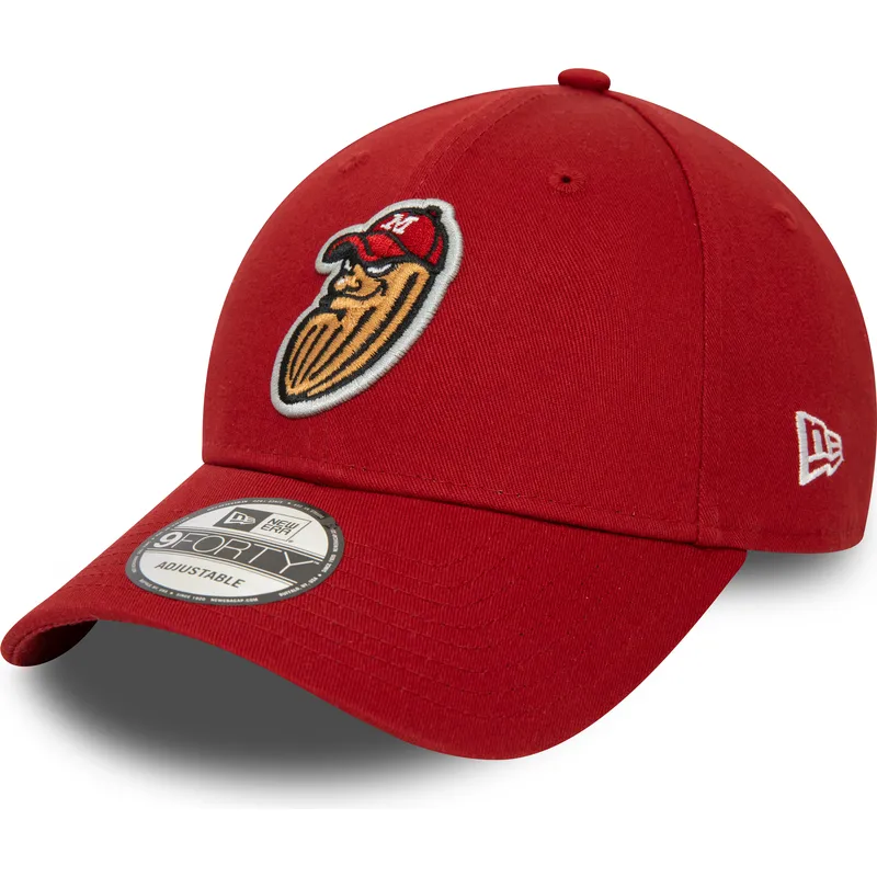 czapki-curva-czerwony-tasma-regulowana-9forty-minor-league-modesto-nuts-milb-new-era czapki-curva-czerwony-tasma-regulowana-9forty-minor-league-modesto-nuts-milb-new-era