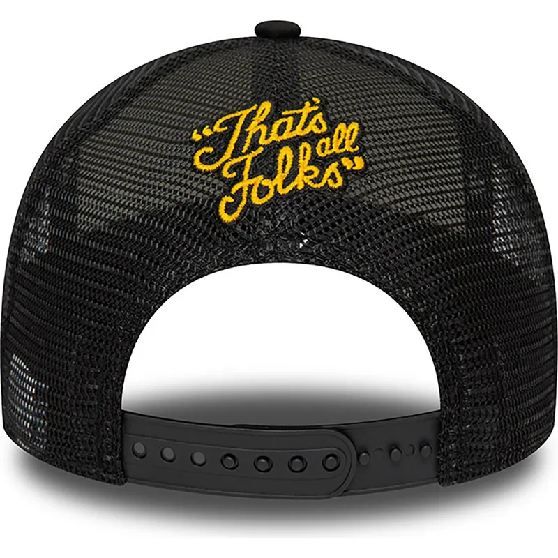 czapki-curva-czarny-snapback-a-frame-character-bugs-bunny-y-pato-lucas-looney-tunes-new-era