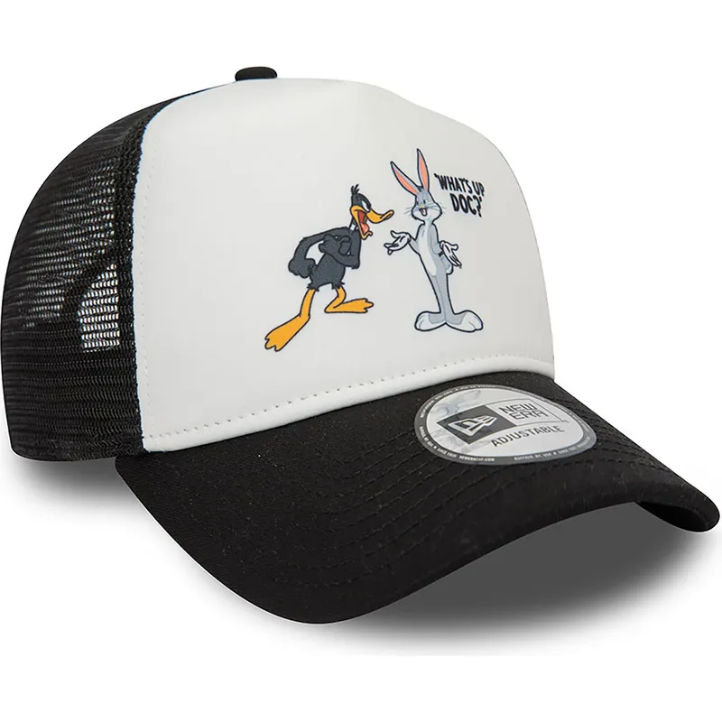czapki-curva-czarny-snapback-a-frame-character-bugs-bunny-y-pato-lucas-looney-tunes-new-era