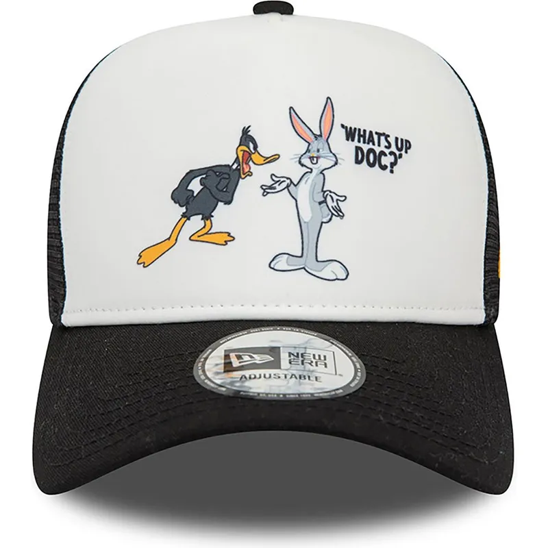 czapki-curva-czarny-snapback-a-frame-character-bugs-bunny-y-pato-lucas-looney-tunes-new-era