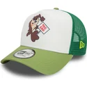 biala-i-zielona-czapka-trucker-a-frame-z-tasmanskim-diablem-looney-tunes-od-new-era