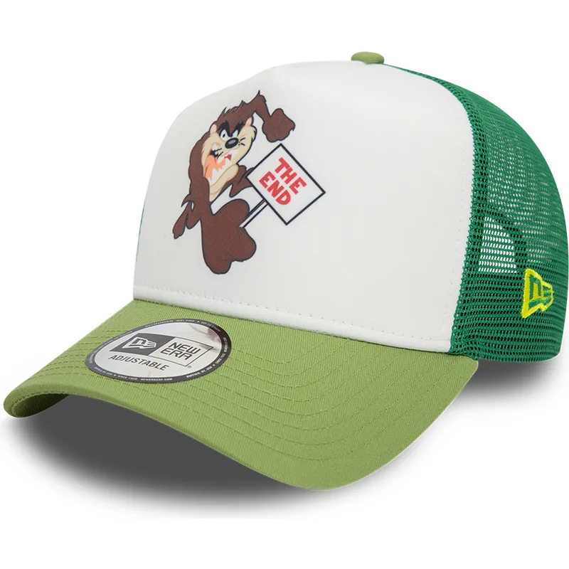 czapki-curva-zielony-snapback-a-frame-frame-character-de-diablo-tasmania-looney-tunes-new-era