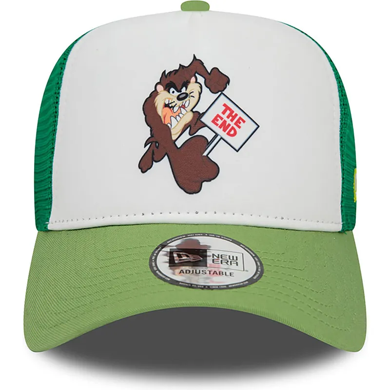 czapki-curva-zielony-snapback-a-frame-frame-character-de-diablo-tasmania-looney-tunes-new-era