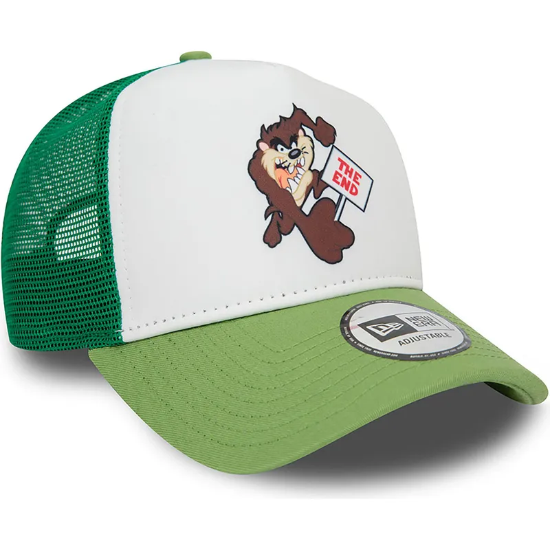 czapki-curva-zielony-snapback-a-frame-frame-character-de-diablo-tasmania-looney-tunes-new-era