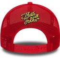 czapki-curva-czerwony-snapback-a-frame-character-pato-lucas-y-porky-pig-looney-tunes-new-era