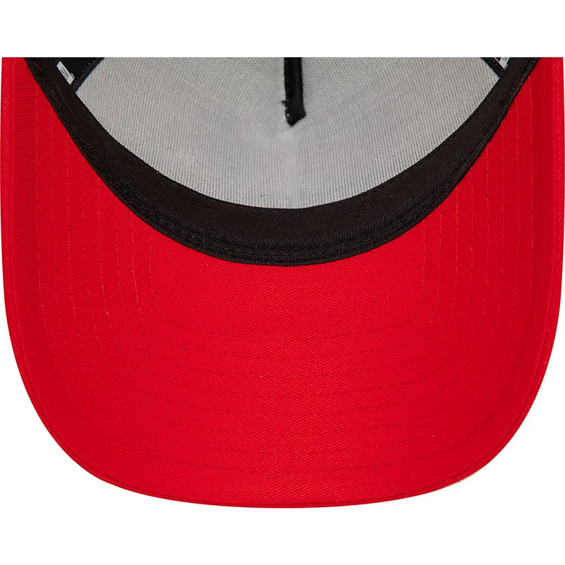 czapki-curva-czerwony-snapback-a-frame-character-pato-lucas-y-porky-pig-looney-tunes-new-era