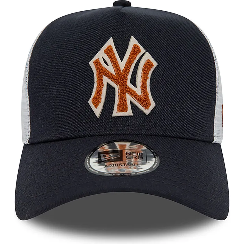 czapki-curva-granatowy-snapback-marron-a-frame-boucle-new-york-yankees-mlb-new-era