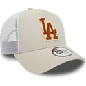 czapki-curva-bezowy-snapback-marron-a-frame-boucle-los-angeles-dodgers-mlb-new-era