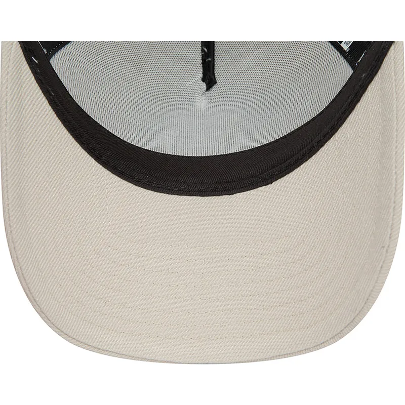 czapki-curva-bezowy-snapback-marron-a-frame-boucle-los-angeles-dodgers-mlb-new-era