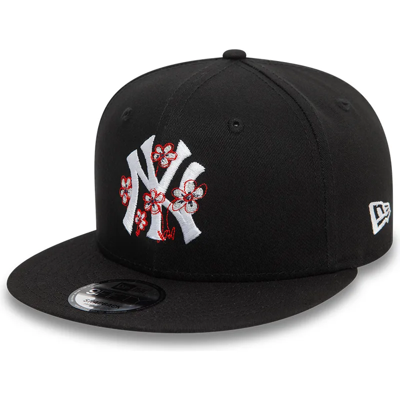 czapki-plana-czarny-snapback-9fifty-flower-icon-new-york-yankees-mlb-new-era