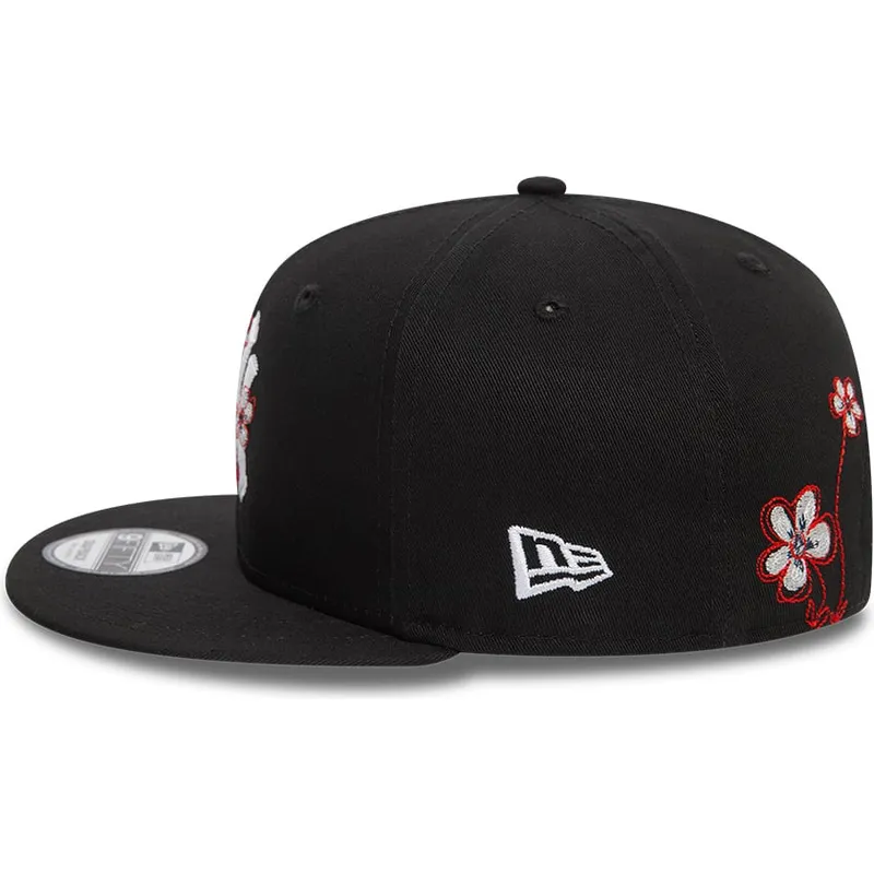 czapki-plana-czarny-snapback-9fifty-flower-icon-new-york-yankees-mlb-new-era