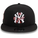 czapki-plana-czarny-snapback-9fifty-flower-icon-new-york-yankees-mlb-new-era
