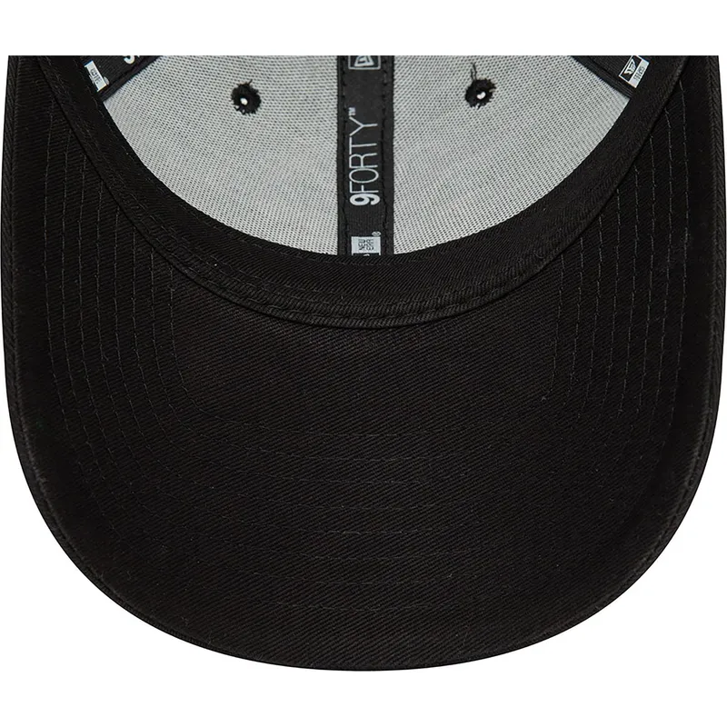 czapki-curva-czarny-tasma-regulowana-9forty-flower-icon-new-york-yankees-mlb-new-era