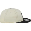 bezowo-czarna-regulowana-czapka-z-daszkiem-9fifty-retro-crown-denim-oakland-raiders-nfl-marki-new-era