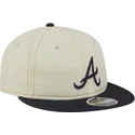 bezowo-granatowa-czapka-z-daszkiem-9fifty-retro-crown-denim-atlanta-braves-mlb-marki-new-era