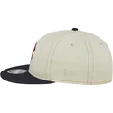 bezowo-granatowa-czapka-z-plaskim-daszkiem-9fifty-retro-crown-denim-boston-red-sox-mlb-od-new-era