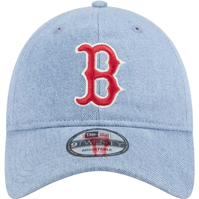 regulowana-niebieska-czapka-z-daszkiem-9twenty-washed-denim-boston-red-sox-mlb-od-new-era