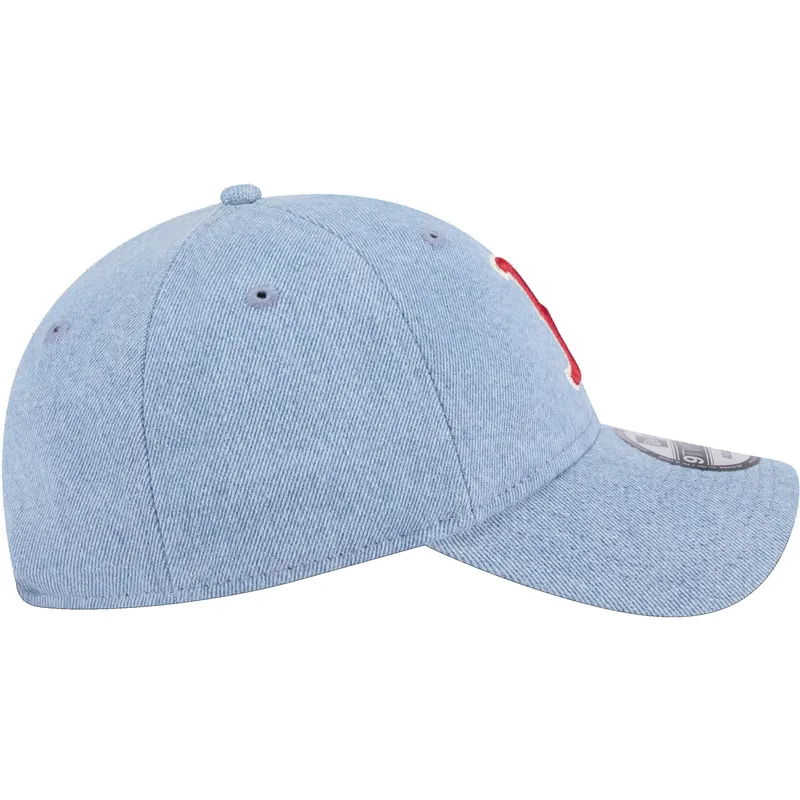 regulowana-niebieska-czapka-z-daszkiem-9twenty-washed-denim-boston-red-sox-mlb-od-new-era