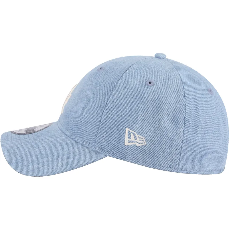 czapki-curva-niebieski-tasma-regulowana-9twenty-washed-denim-los-angeles-dodgers-mlb-new-era