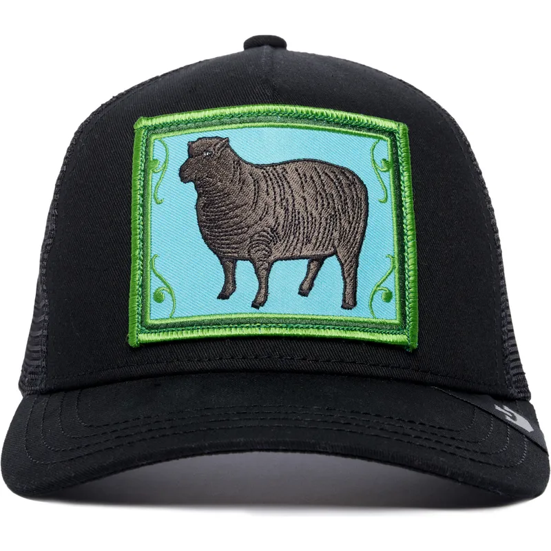 czapki-curva-czarny-snapback-the-farm-de-goorin-bros