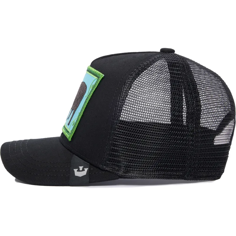 czapki-curva-czarny-snapback-the-farm-de-goorin-bros
