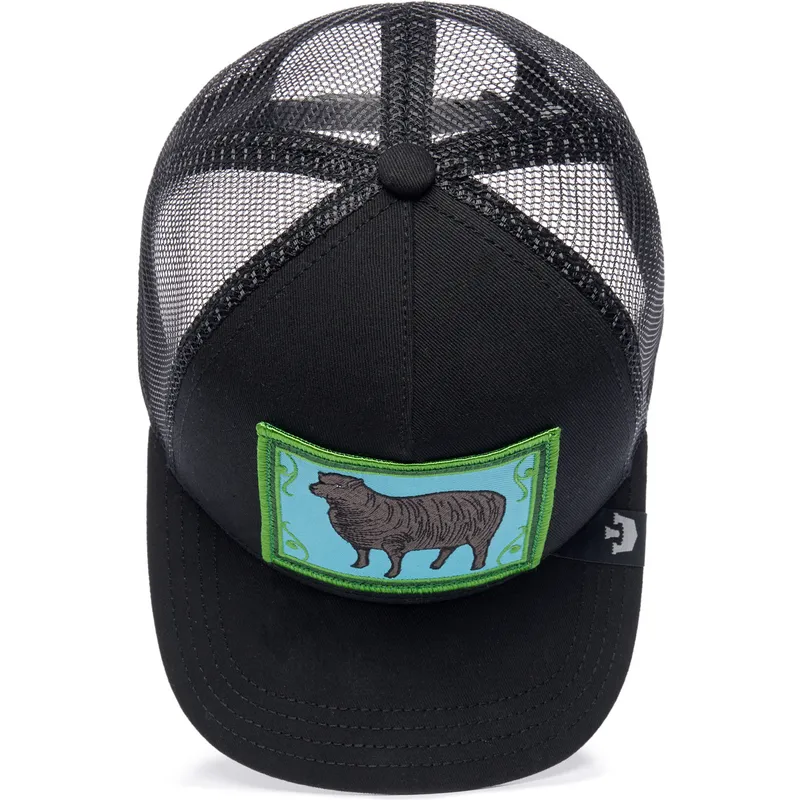 czapki-curva-czarny-snapback-the-farm-de-goorin-bros