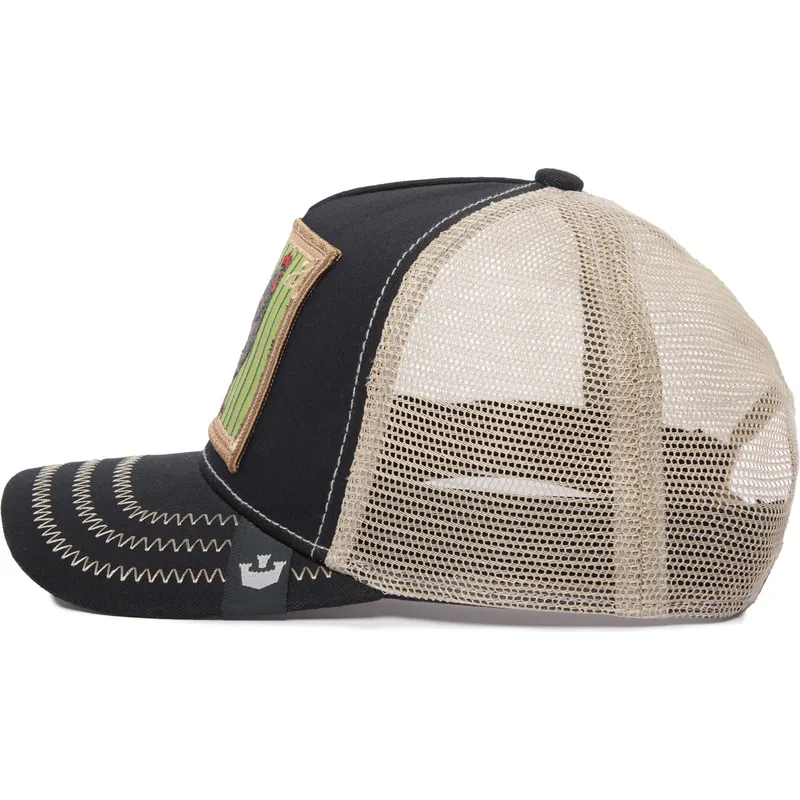 czapki-curva-czarny-snapback-the-farm-de-goorin-bros
