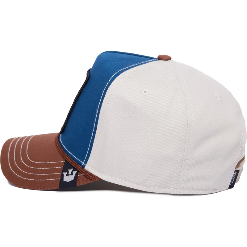 niebiesko-bialo-brazowa-czapka-z-daszkiem-snapback-z-buldogiem-tough-bully-100-the-farm-all-over-canvas-od-goorin-bros