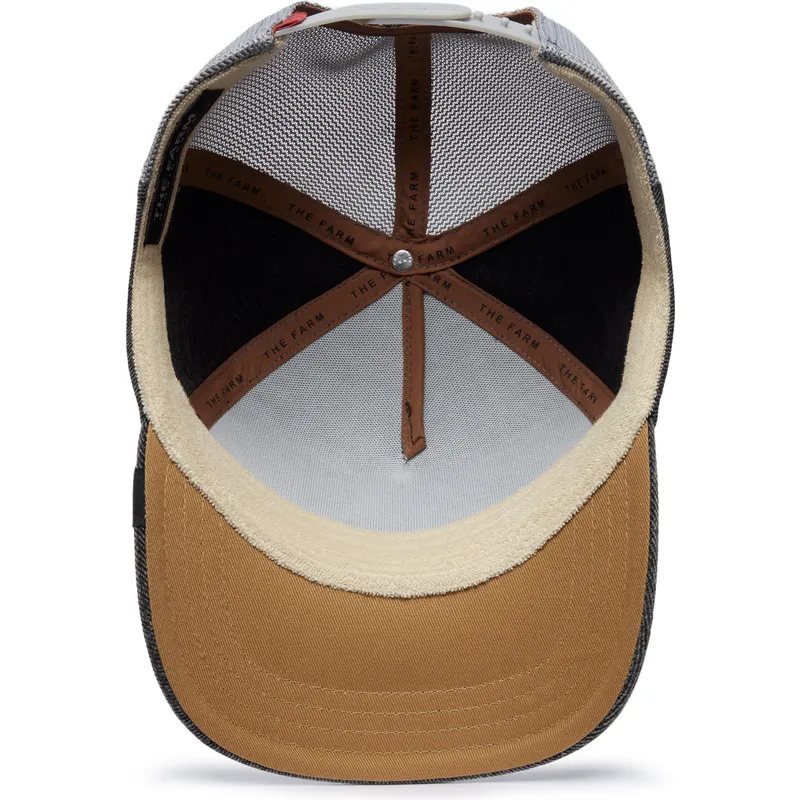 czapki-curva-szary-snapback-the-farm-de-goorin-bros