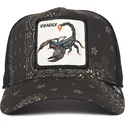 czarna-czapka-trucker-z-motywem-skorpiona-deadly-diamonds-and-pearls-the-farm-paisley-od-goorin-bros