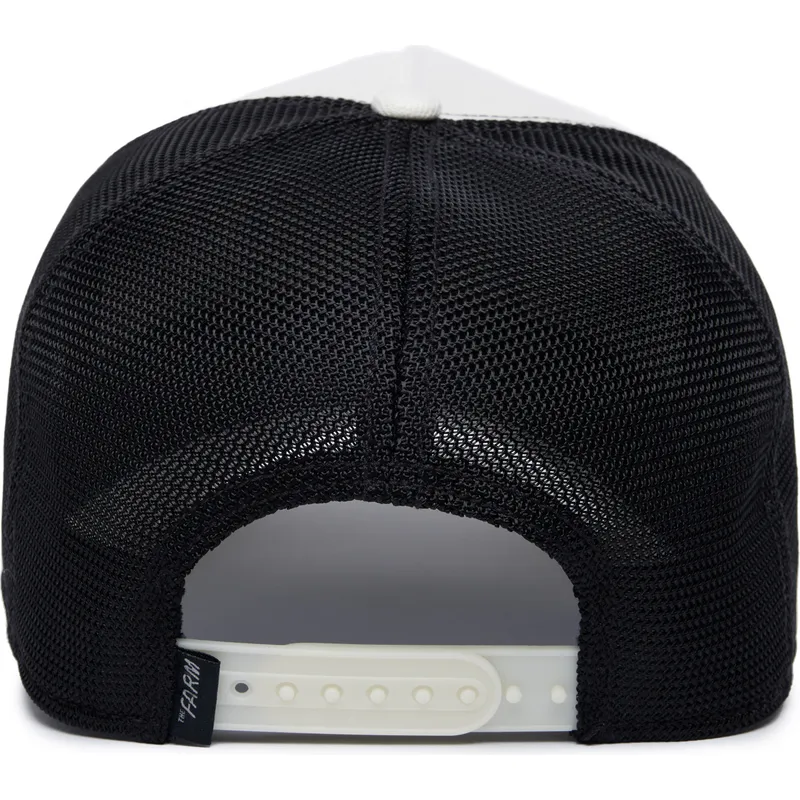 czapka-trucker-bialo-czarna-kurczak-silky-chick-the-farm-silky-roots-goorin-bros