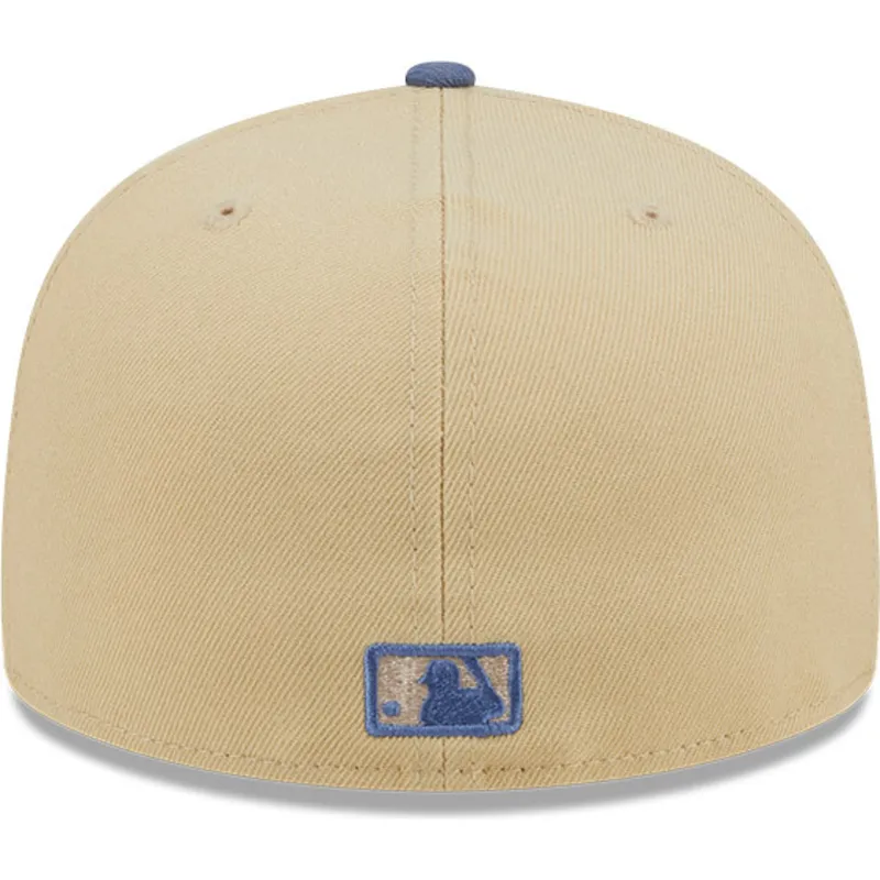 czapki-plana-brazowy-dopasowany-59fifty-team-landscape-los-angeles-dodgers-mlb-new-era
