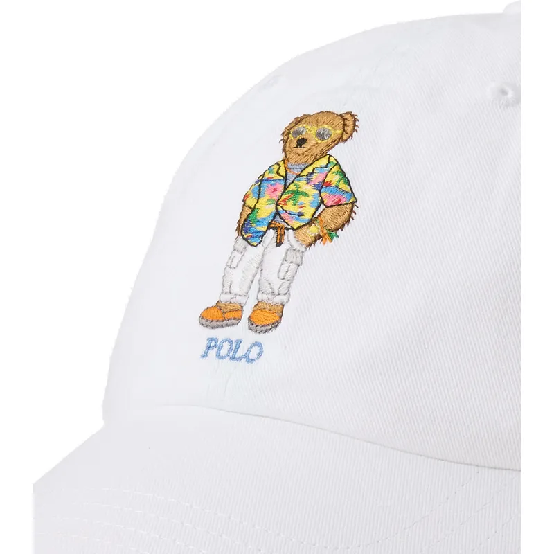 czapki-curva-bialy-tasma-regulowana-polo-ralph-lauren