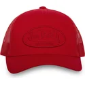 czerwona-czapka-trucker-lof-cb-a5-marki-von-dutch