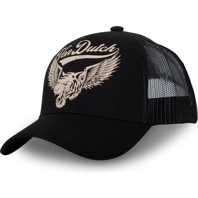 czapka-trucker-czarna-lion-nr-tygrys-od-von-dutch