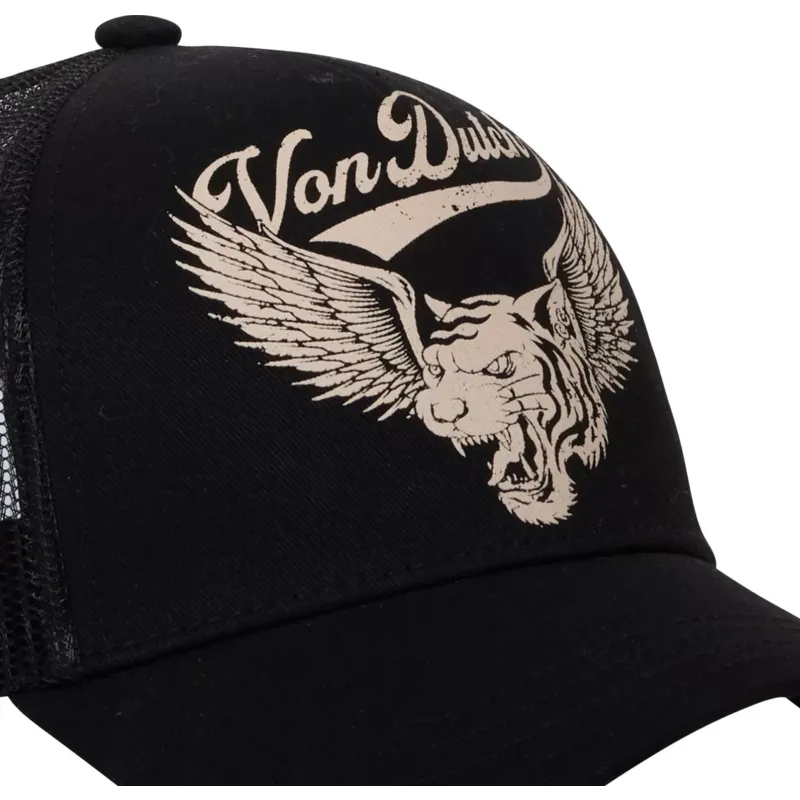 czapka-trucker-czarna-lion-nr-tygrys-od-von-dutch