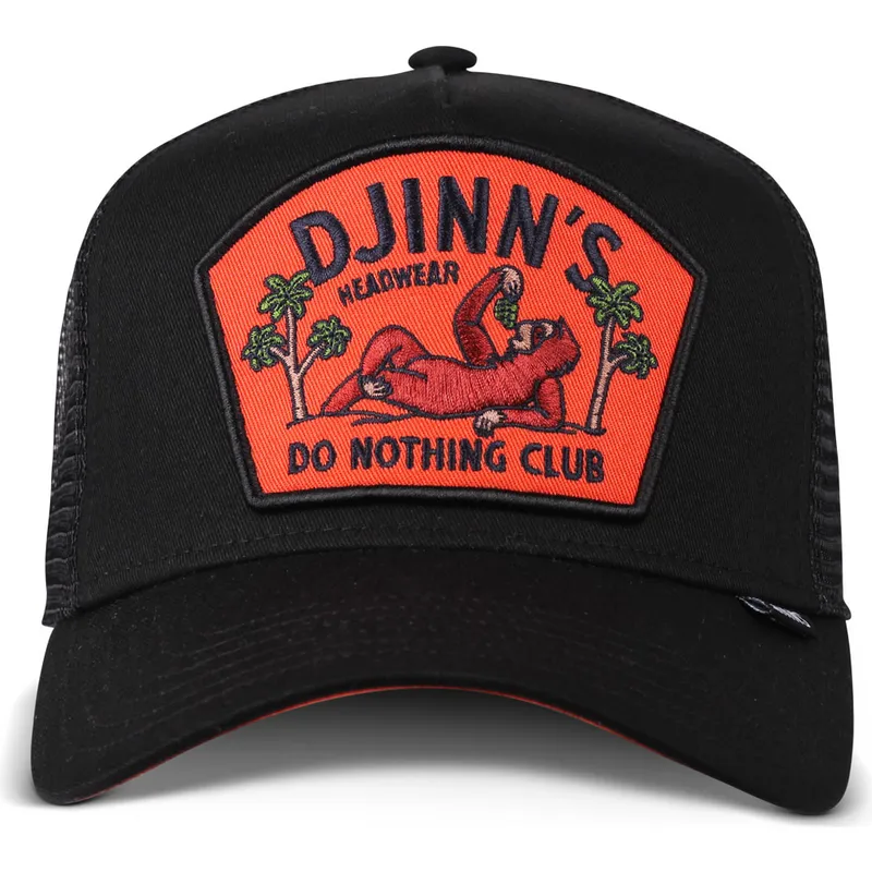 czapka-trucker-czarna-i-pomaranczowa-do-nothing-club-hft-dnc-sloth-od-djinns