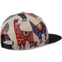 djinns-flat-brim-lama-linen-grey-and-black-snapback-cap