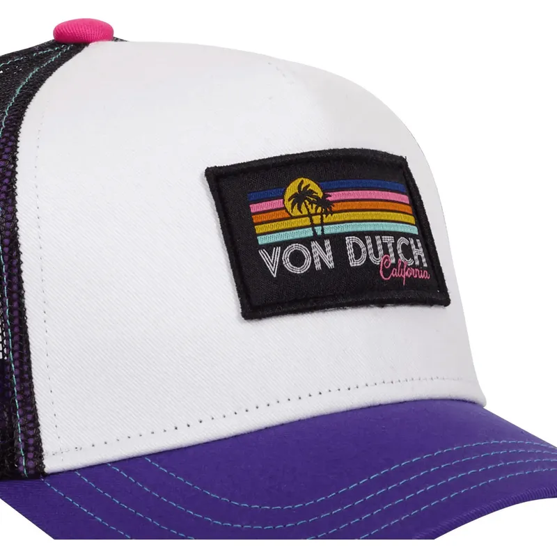 biala-i-fioletowa-czapka-trucker-surf03-von-dutch