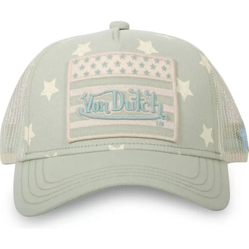 czapka-trucker-zielona-star-s-od-von-dutch