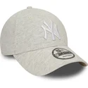 new-era-curved-brim-9forty-jersey-essential-new-york-yankees-mlb-beige-adjustable-cap