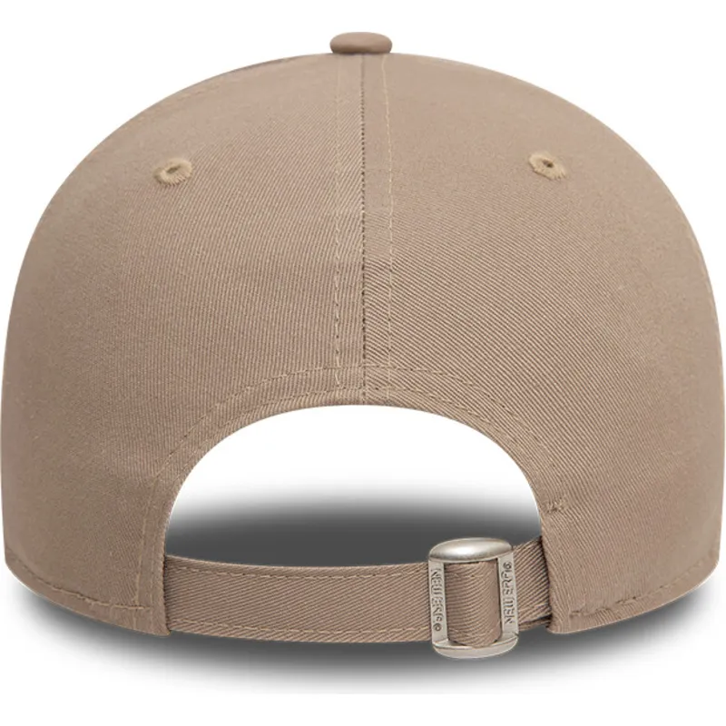 brazowa-jasna-regulowana-czapka-z-daszkiem-9forty-league-essential-new-york-yankees-mlb-new-era