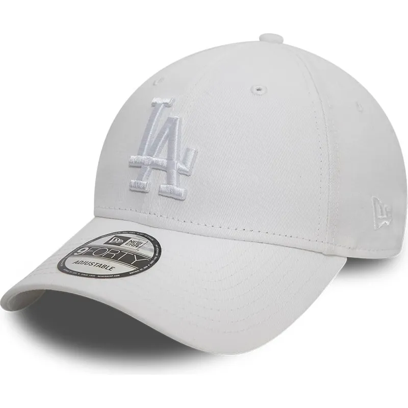 biala-regulowana-czapka-z-zakrzywionym-daszkiem-z-bialym-logo-9forty-league-essential-los-angeles-dodgers-mlb-od-new-era